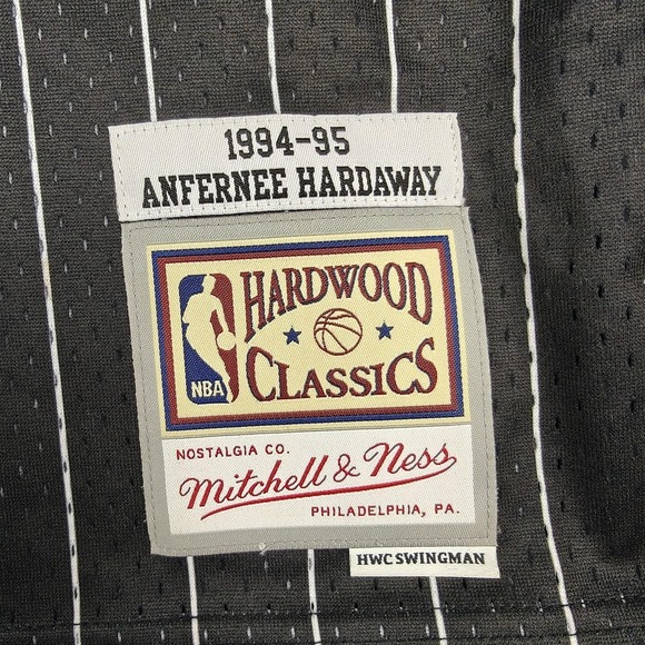 Orlando Magic Jersey Mens XL NBA Basketball Mitchell Ness Penny Hardaway 1 - Picture 2 of 9